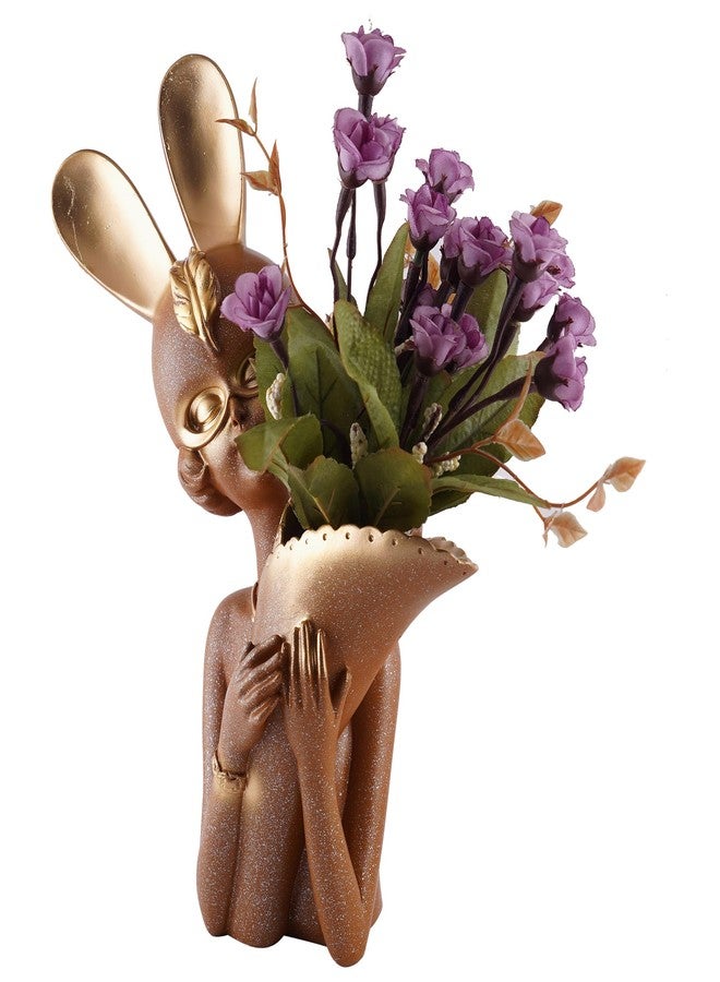 ZART Decorative Flower Vases for Living Room, Bedroom, Kitchen, Dining Room, Office, Home Decor 14 Inch Mix (Brown, MEDIEM) - Image 5